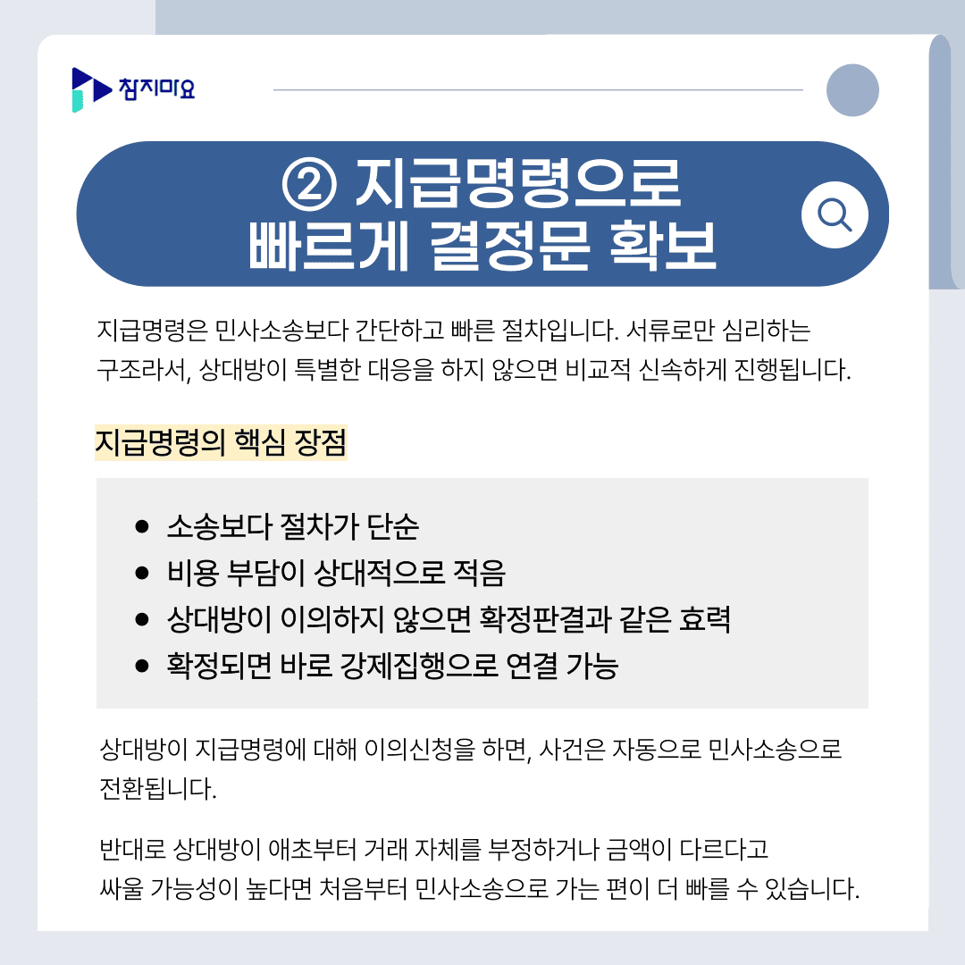 지급명령