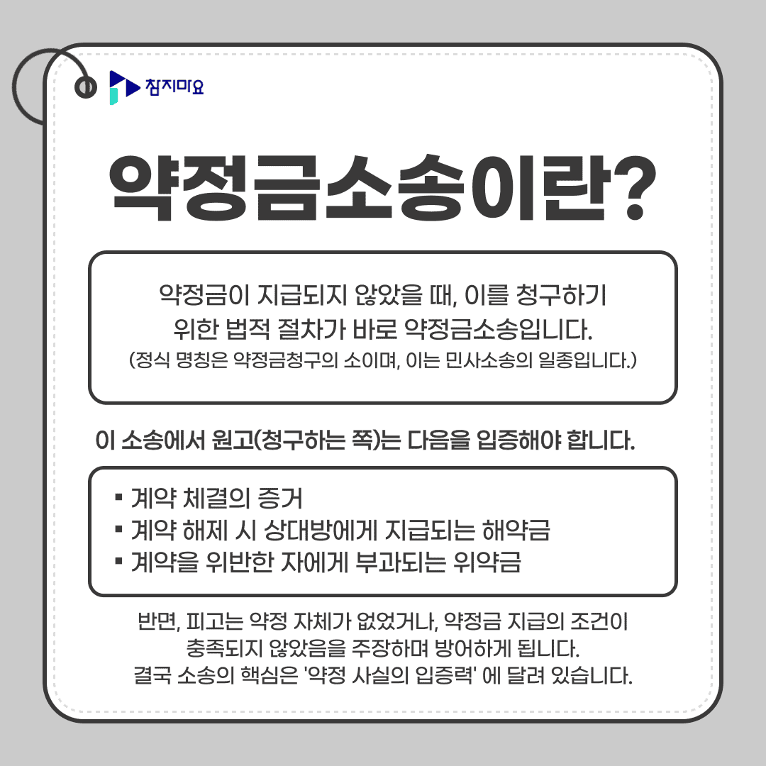 약정금소송