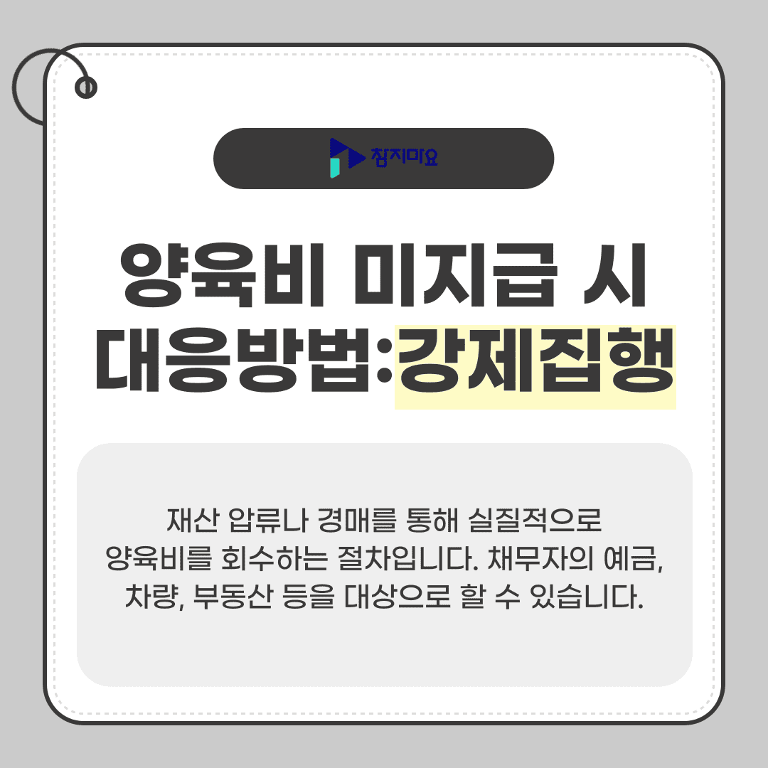 양육비 강제집행