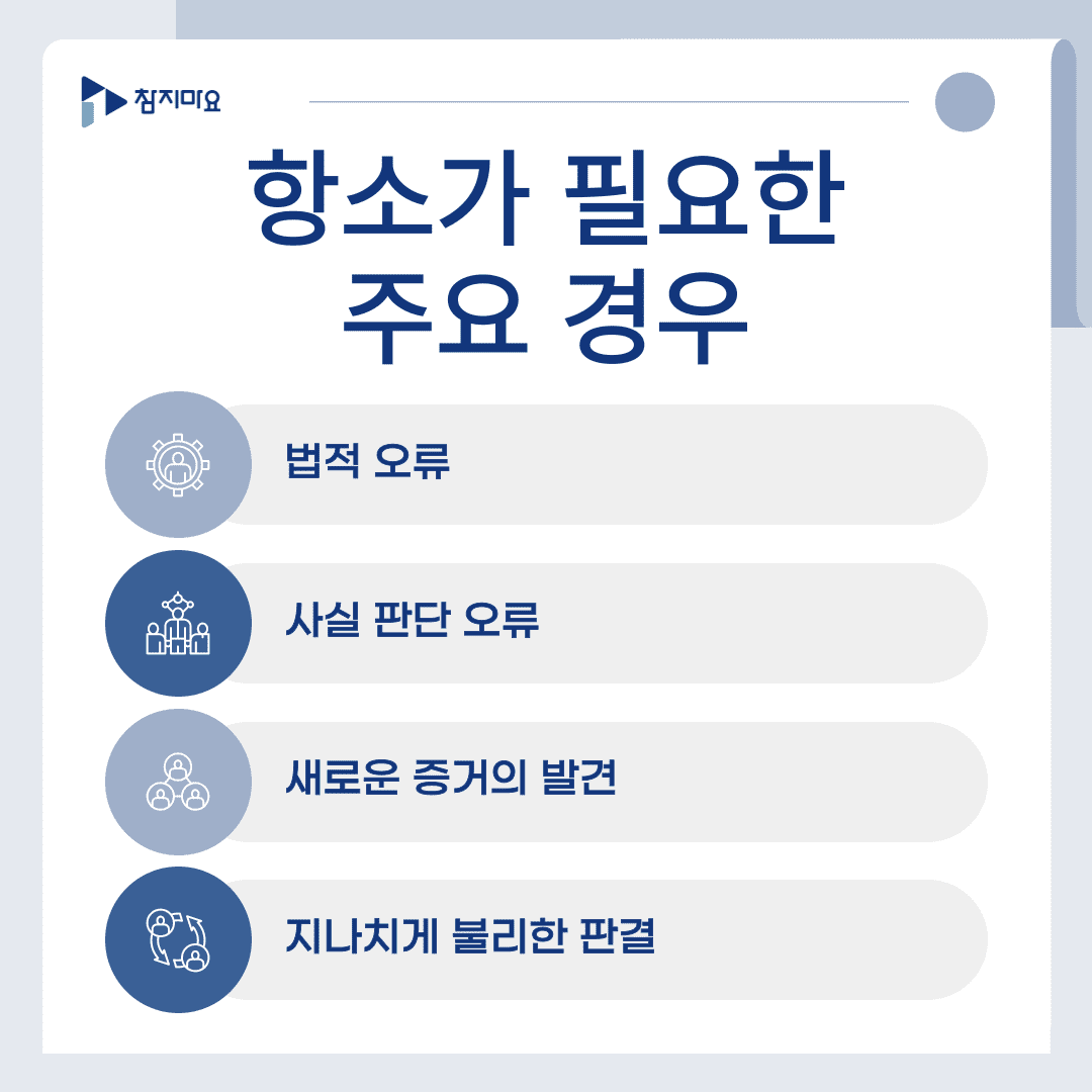 항소 필요한 이유