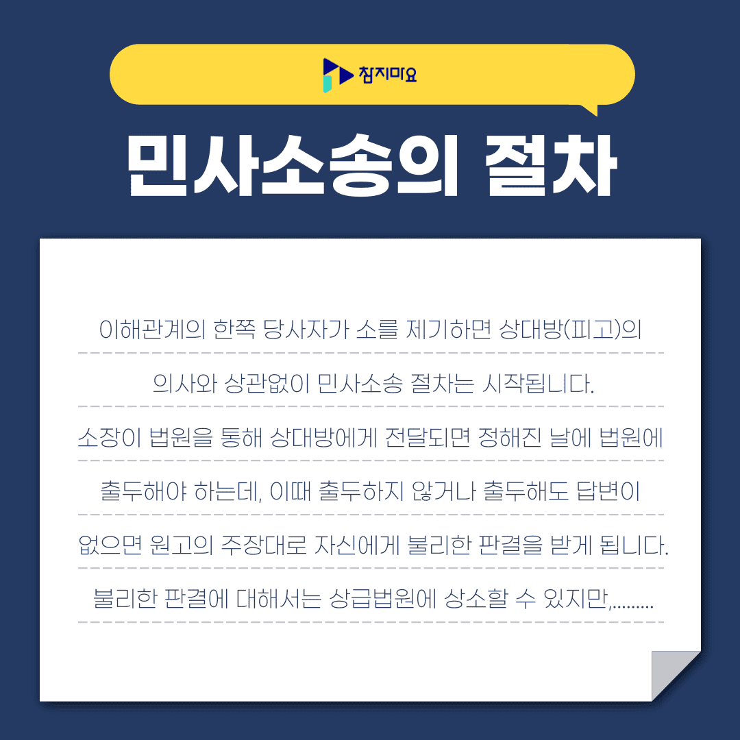 민사소송 절차