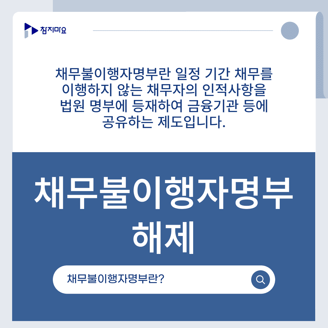 채무불이행자명부