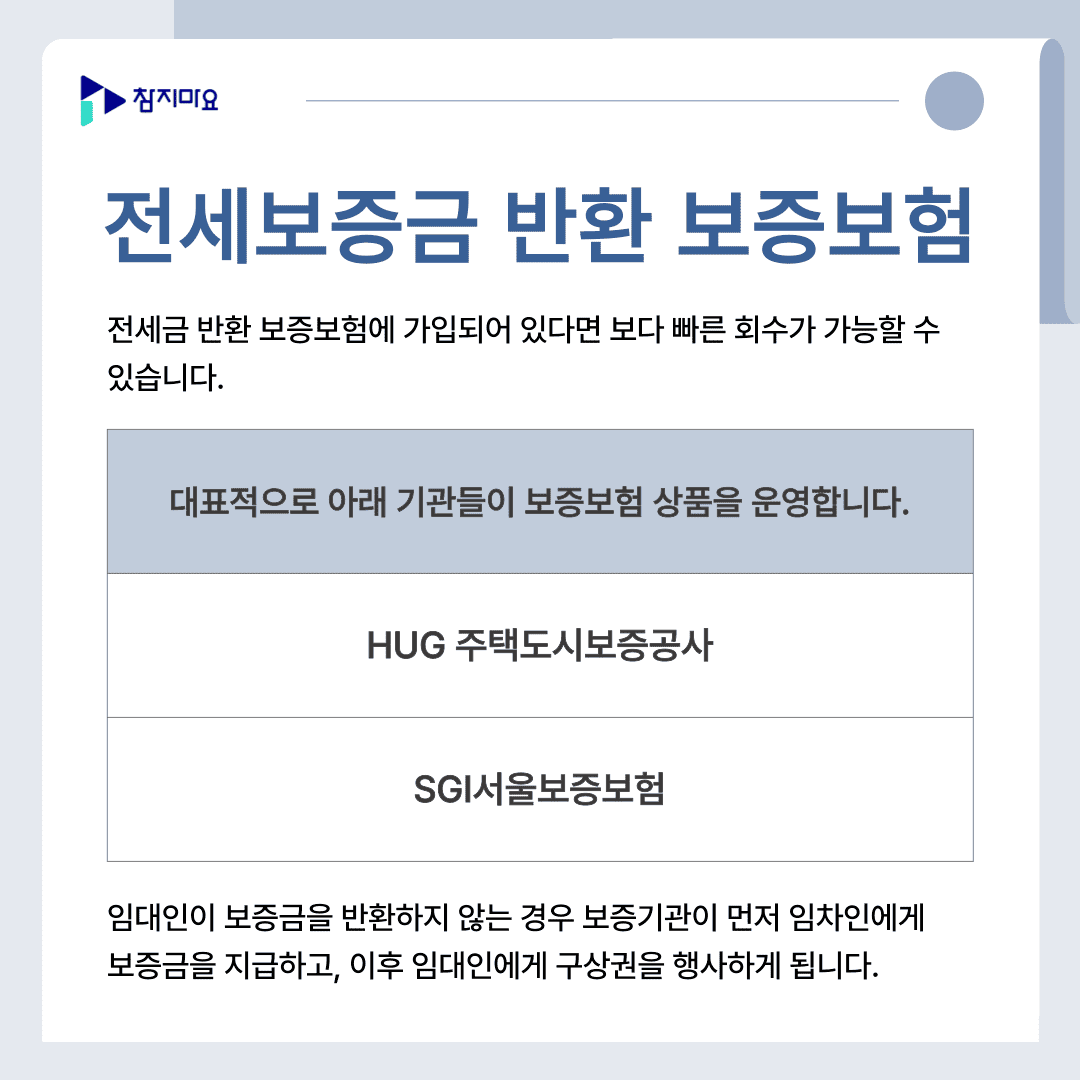 전세보증금 반환 보증보험