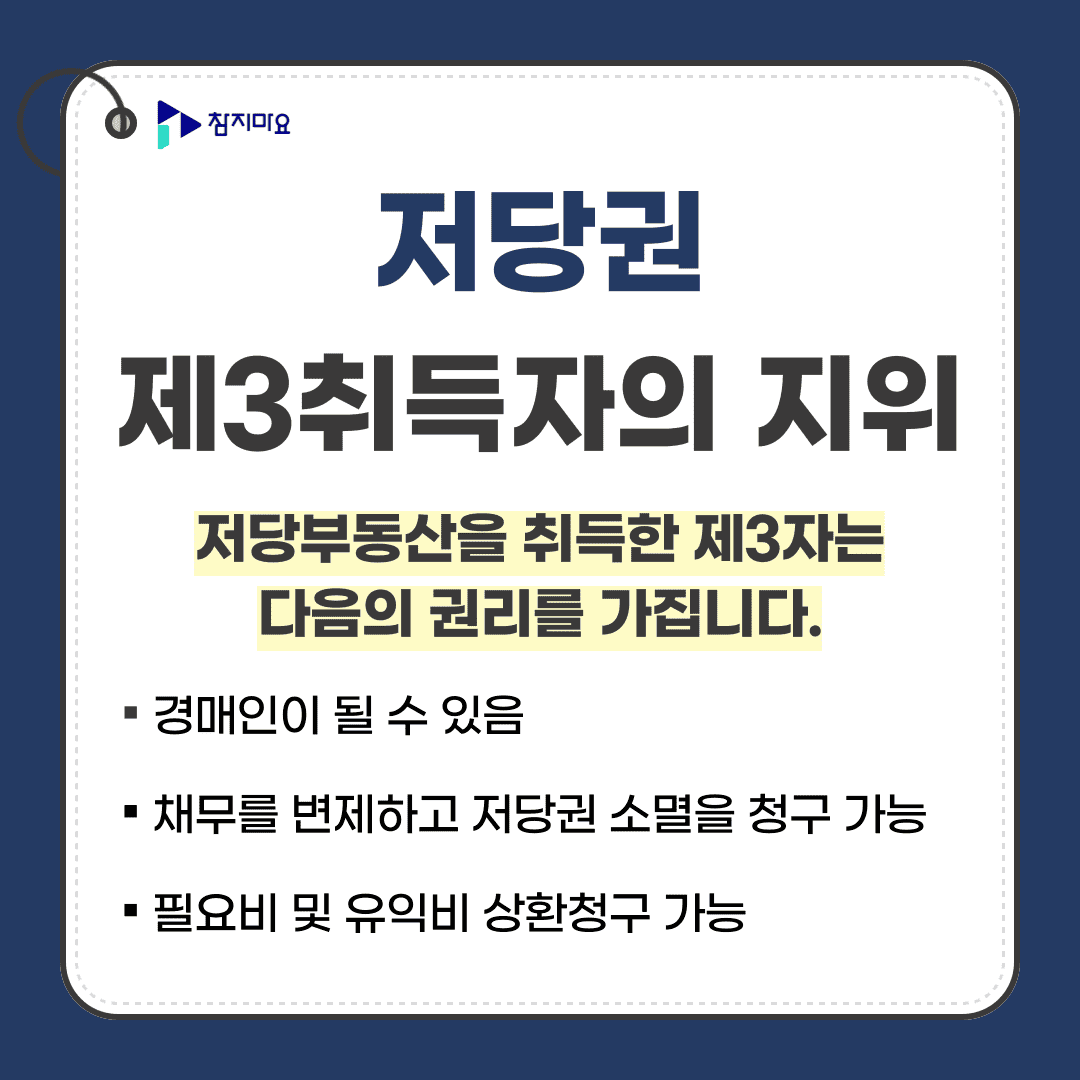 저당권 제3취득자