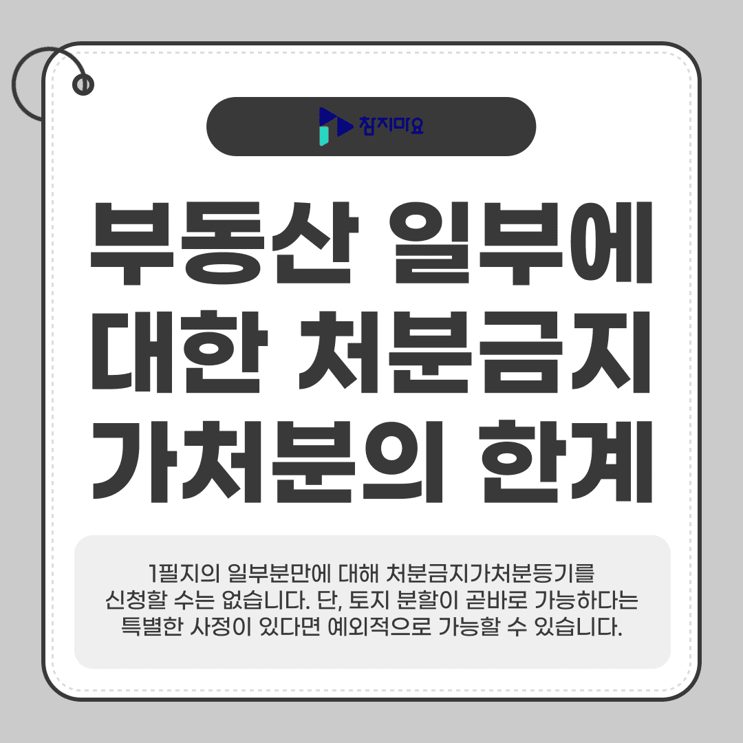 처분금지가처분 한계