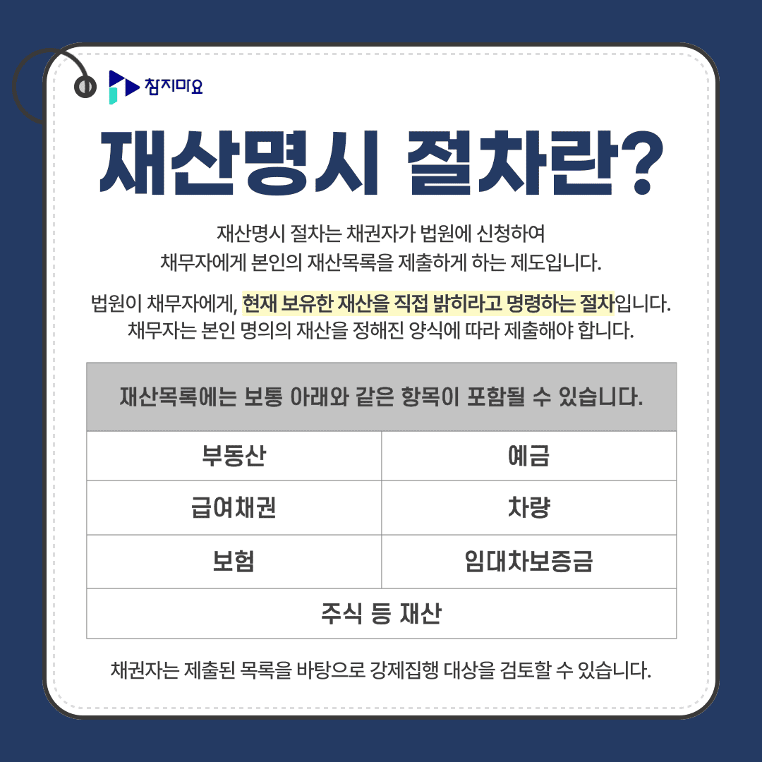 재산명시